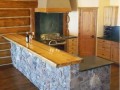 Soapstone backsplash