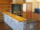 Soapstone backsplash